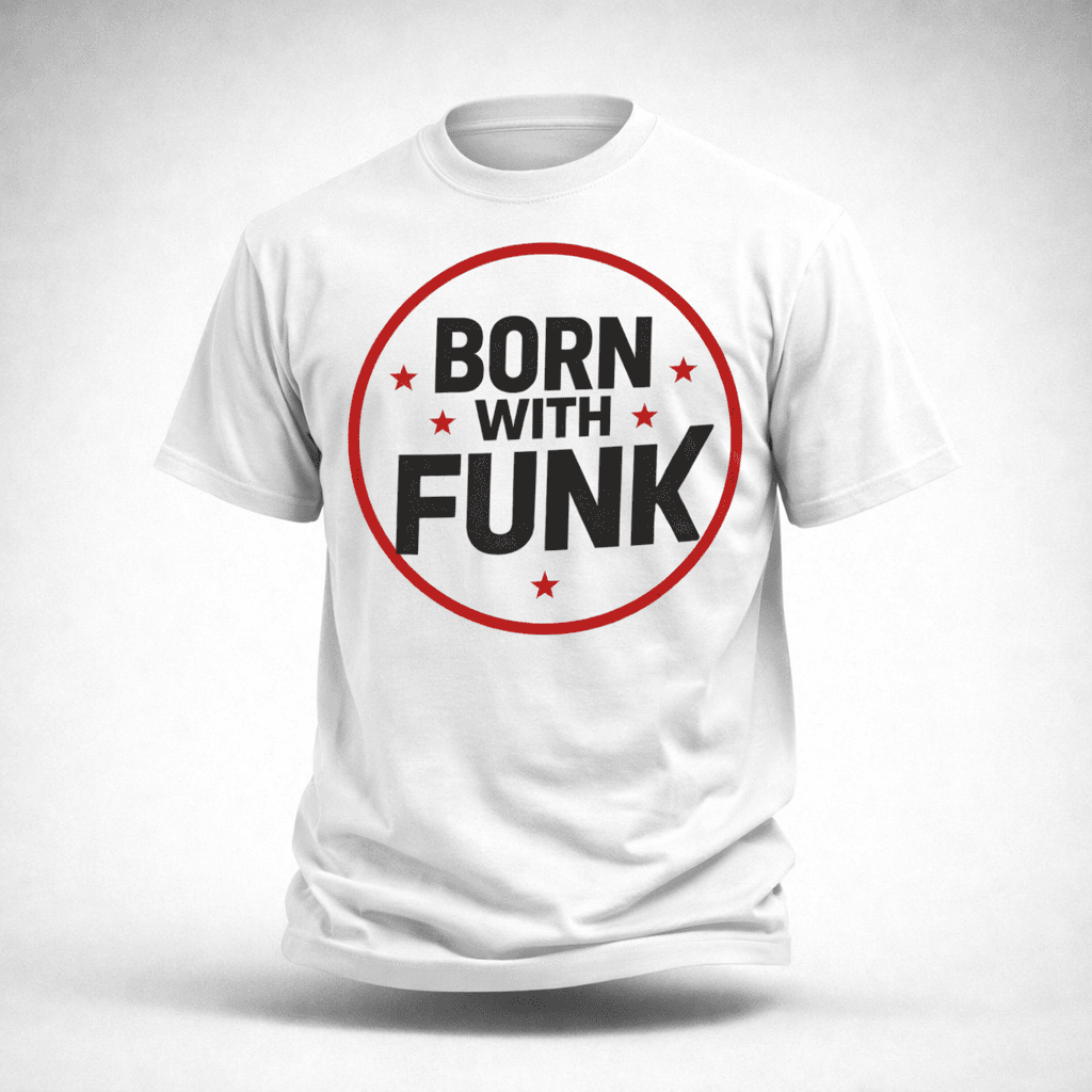 T-shirt BORN WITH FUNK BADGE