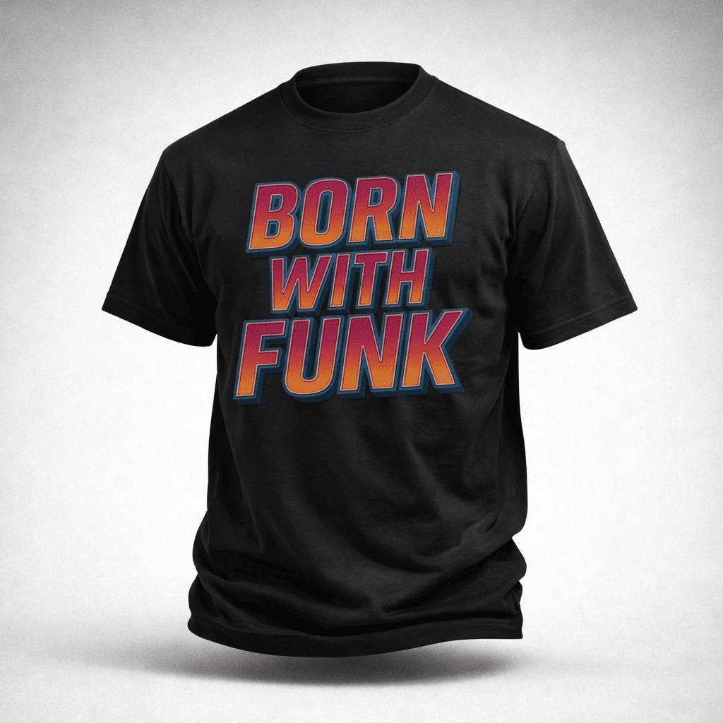 T-shirt BORN WITH FUNK MULTICOLOR