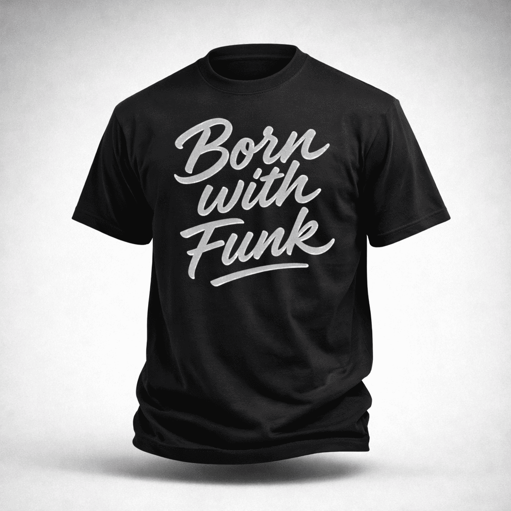 T-shirt BORN WITH FUNK LIVE