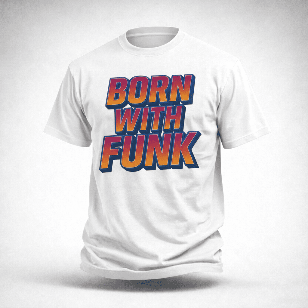 T-shirt BORN WITH FUNK MULTICOLOR