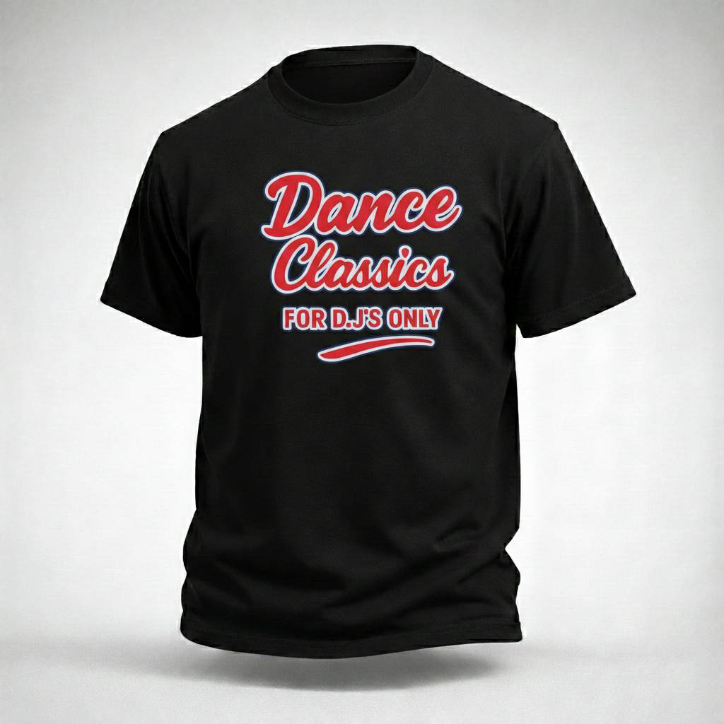 T-shirt DANCE CLASSICS FOR DJ'S RED
