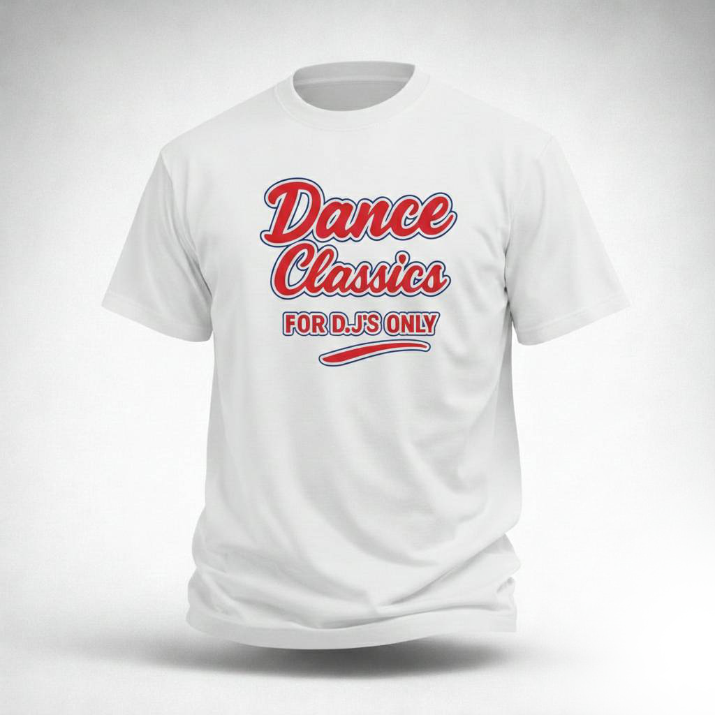 T-shirt DANCE CLASSICS FOR DJ'S RED