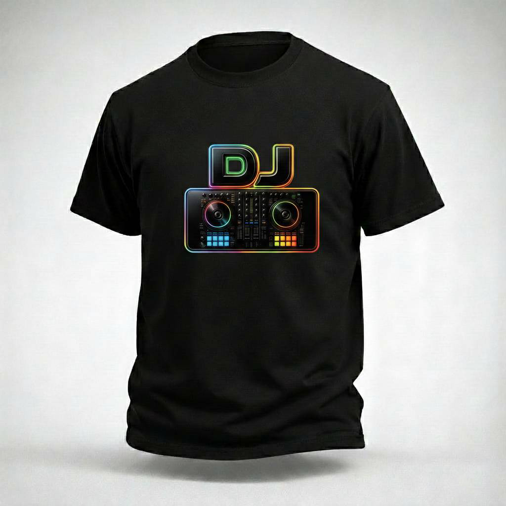 T-shirt  DJ TABLE DE MIXAGE