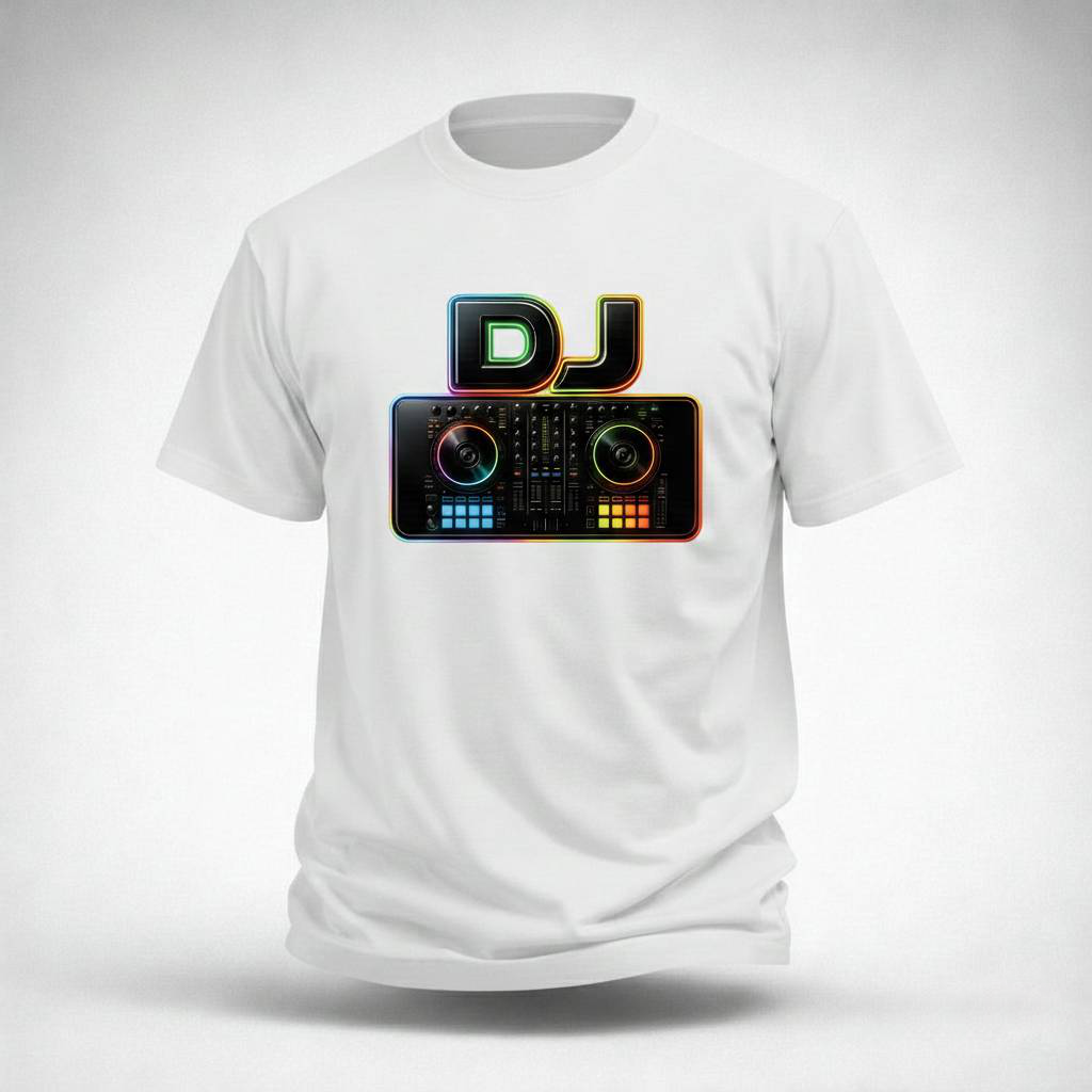 T-shirt  DJ TABLE DE MIXAGE