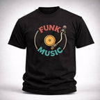 T-shirt FUNK MUSIC DISQUE