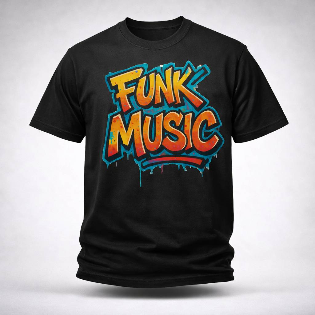 T-shirt FUNK MUSIC GRAFITTI