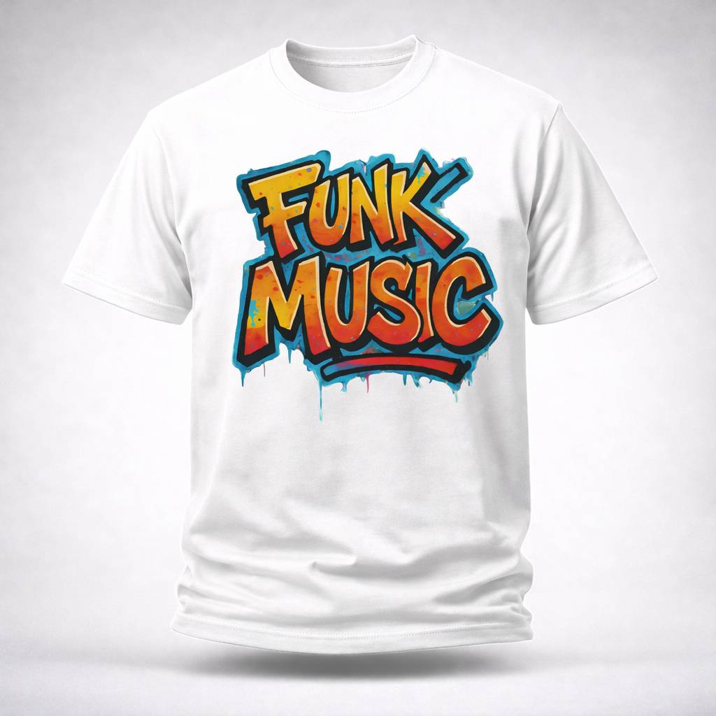T-shirt FUNK MUSIC GRAFITTI