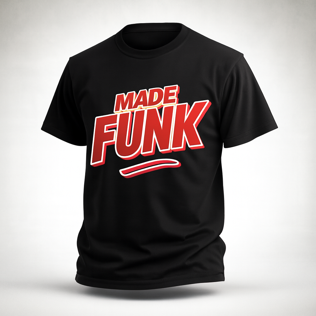 T-shirt MADE FUNK ROUGE