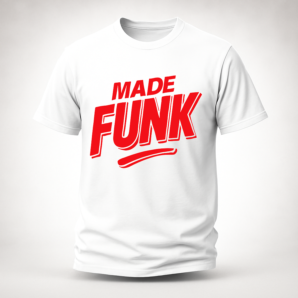 T-shirt MADE FUNK ROUGE