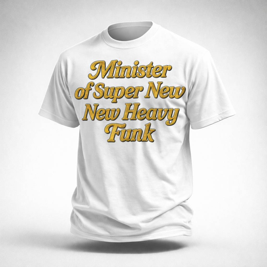 T-shirt MINISTER OF SUPER HEAVY FUNK